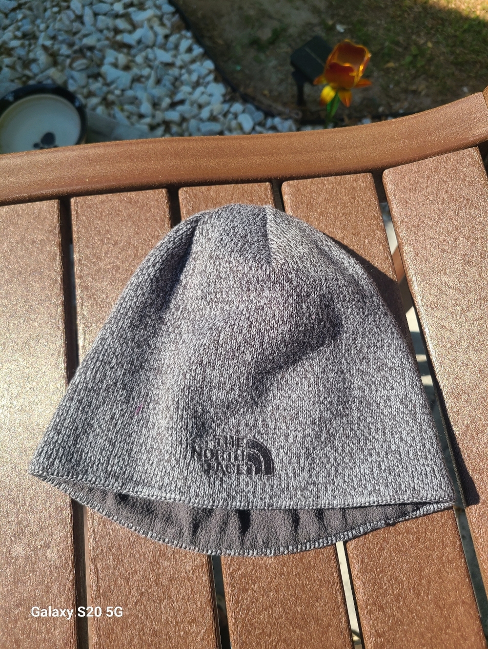 The North Face Heather Gray Knit Beanie